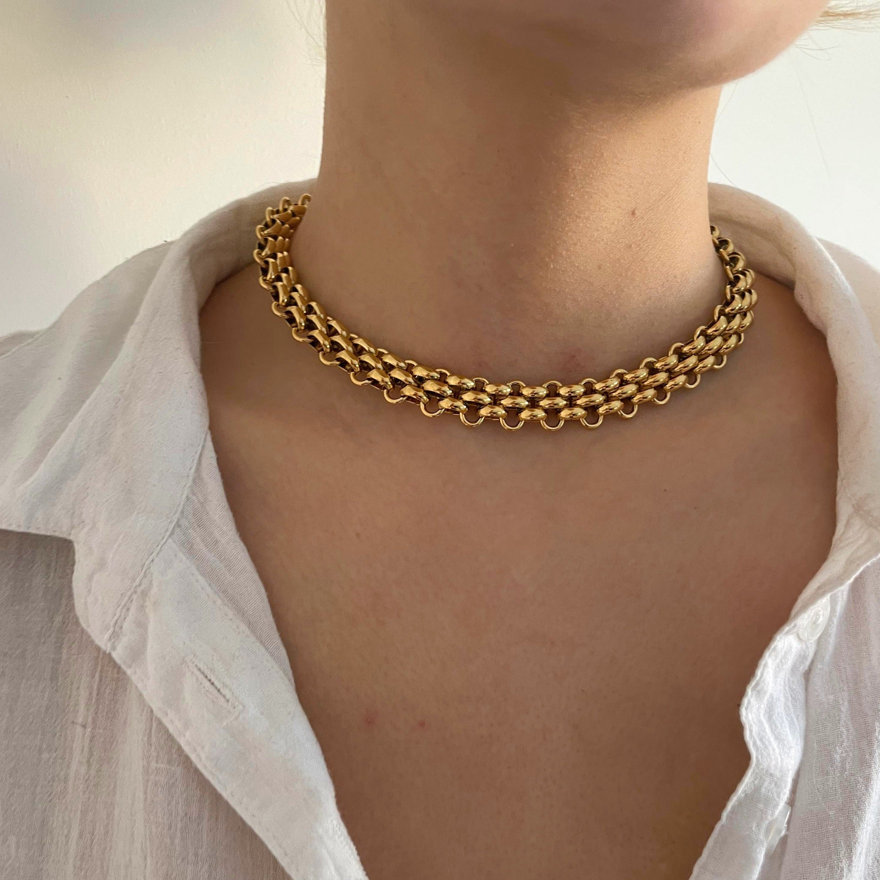 Woven Toggle Necklace - Cosmic Chains