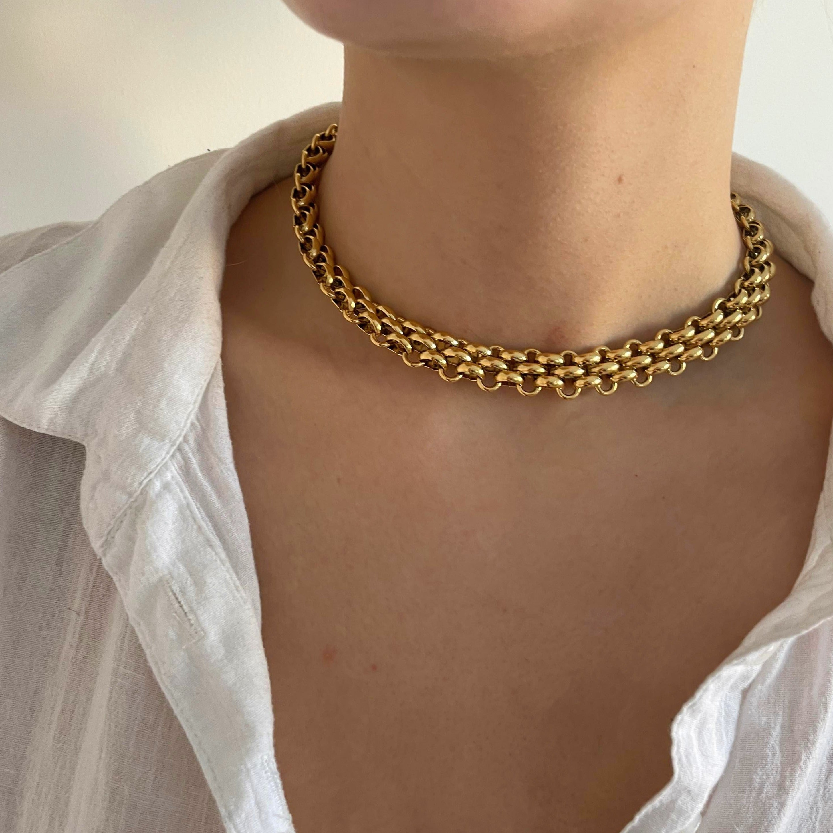 Woven Toggle Necklace - Cosmic Chains