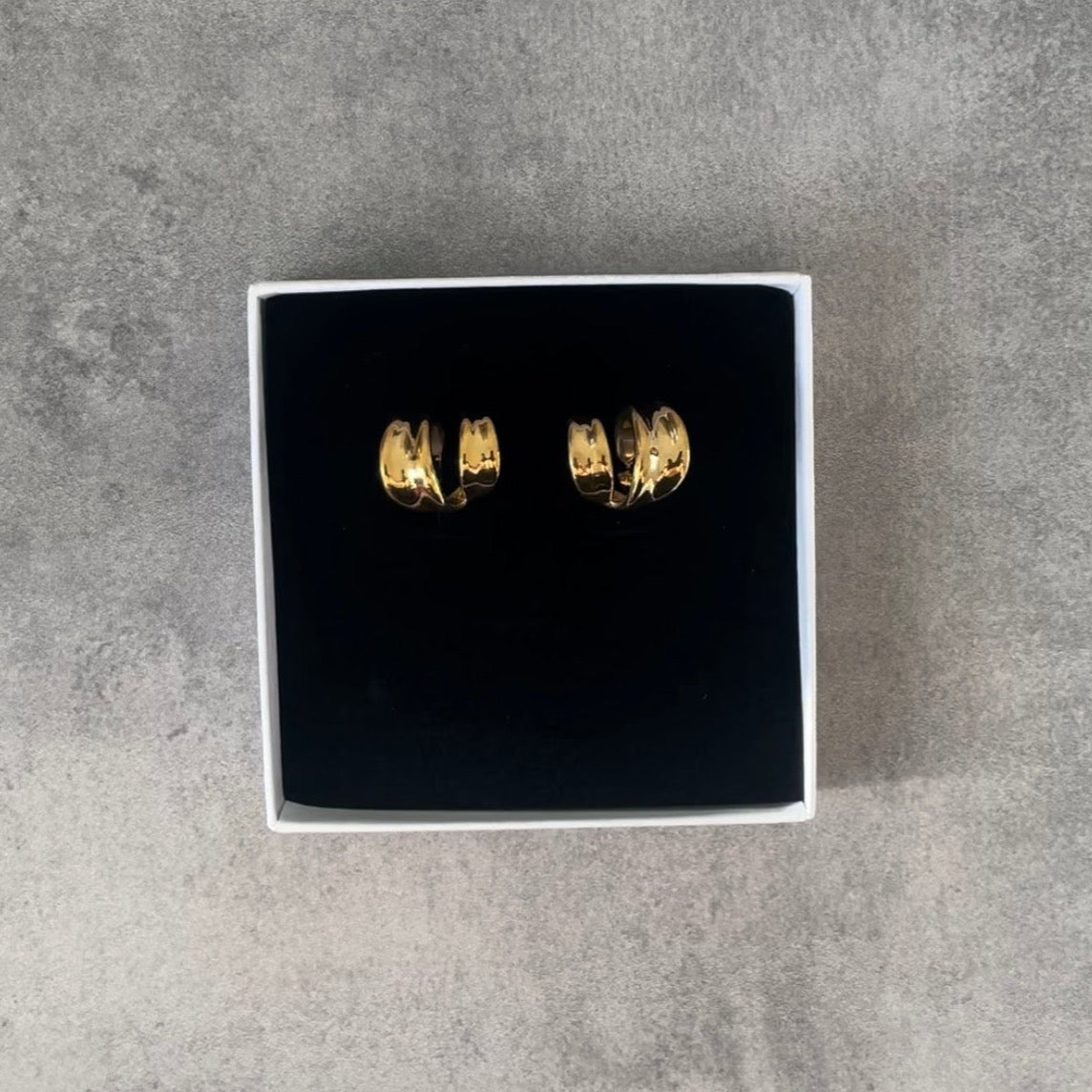 Double Hoop Earrings - Cosmic Chains