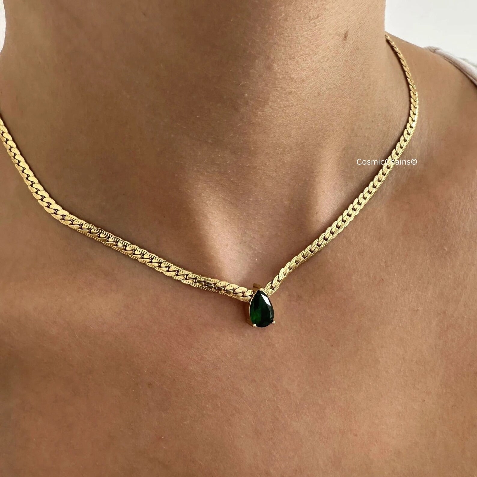 Green Aurora Chain - Cosmic Chains