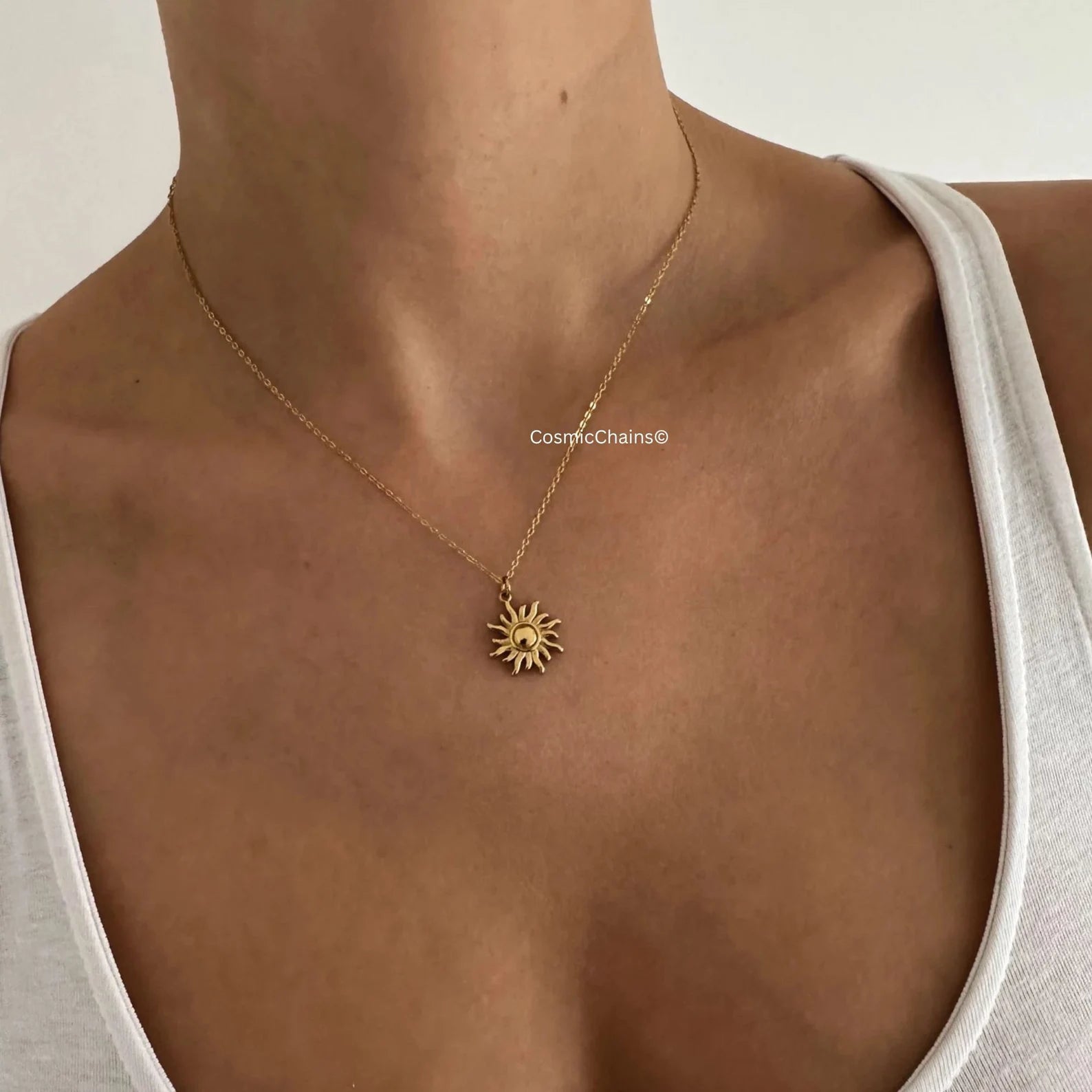 shine Bright with Sun Necklace