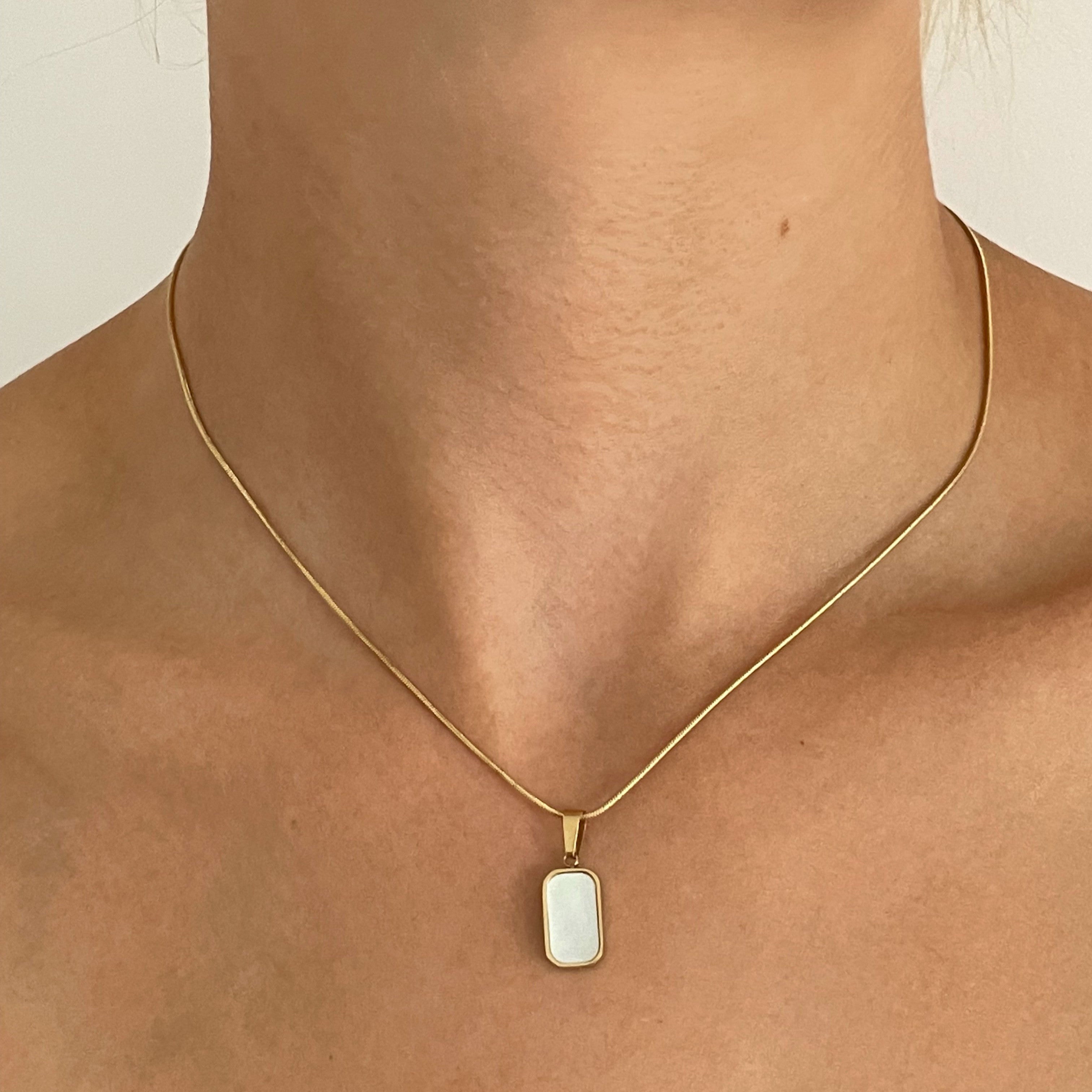 Double Sided Pendant Necklace