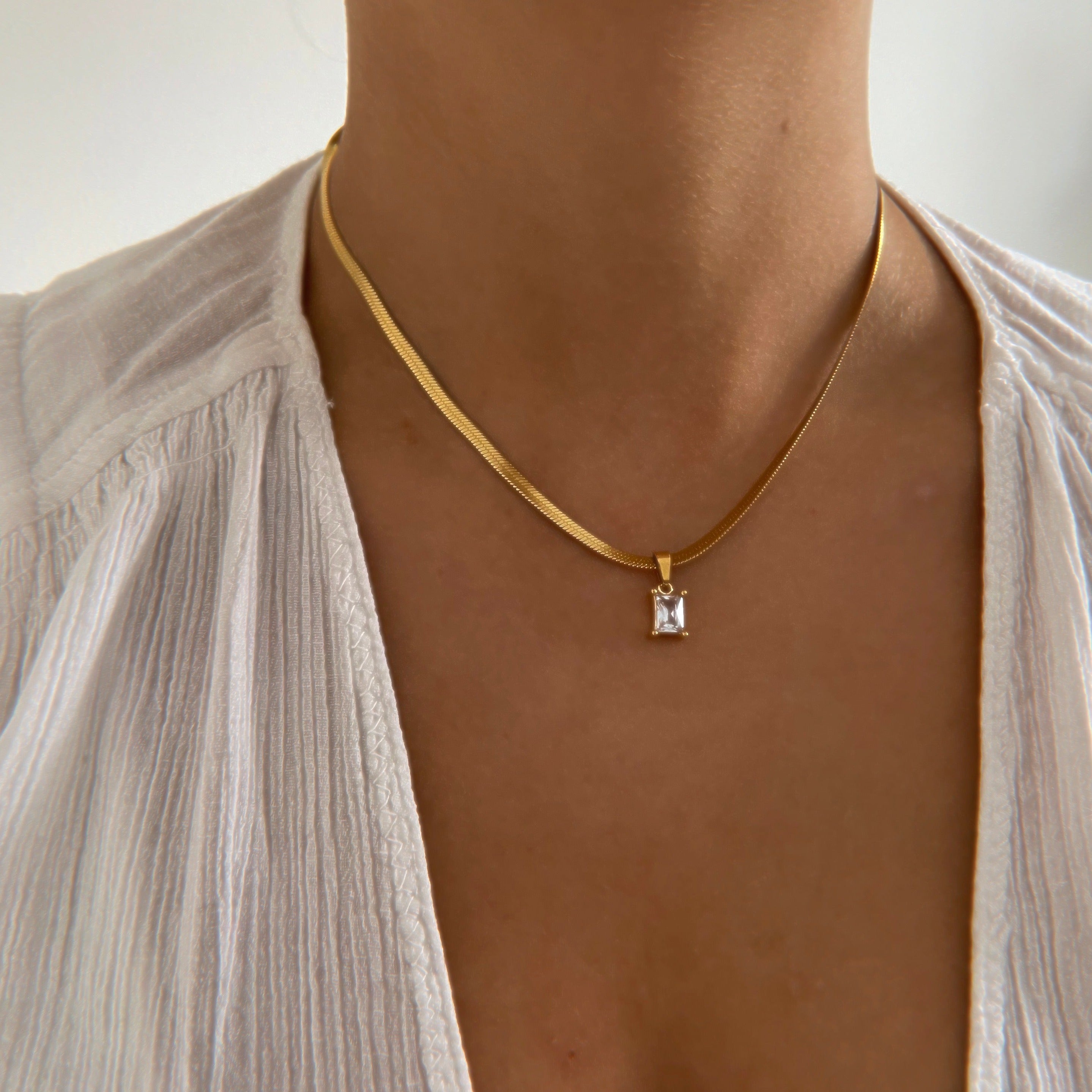 Naomi Chain - Clear - Cosmic Chains