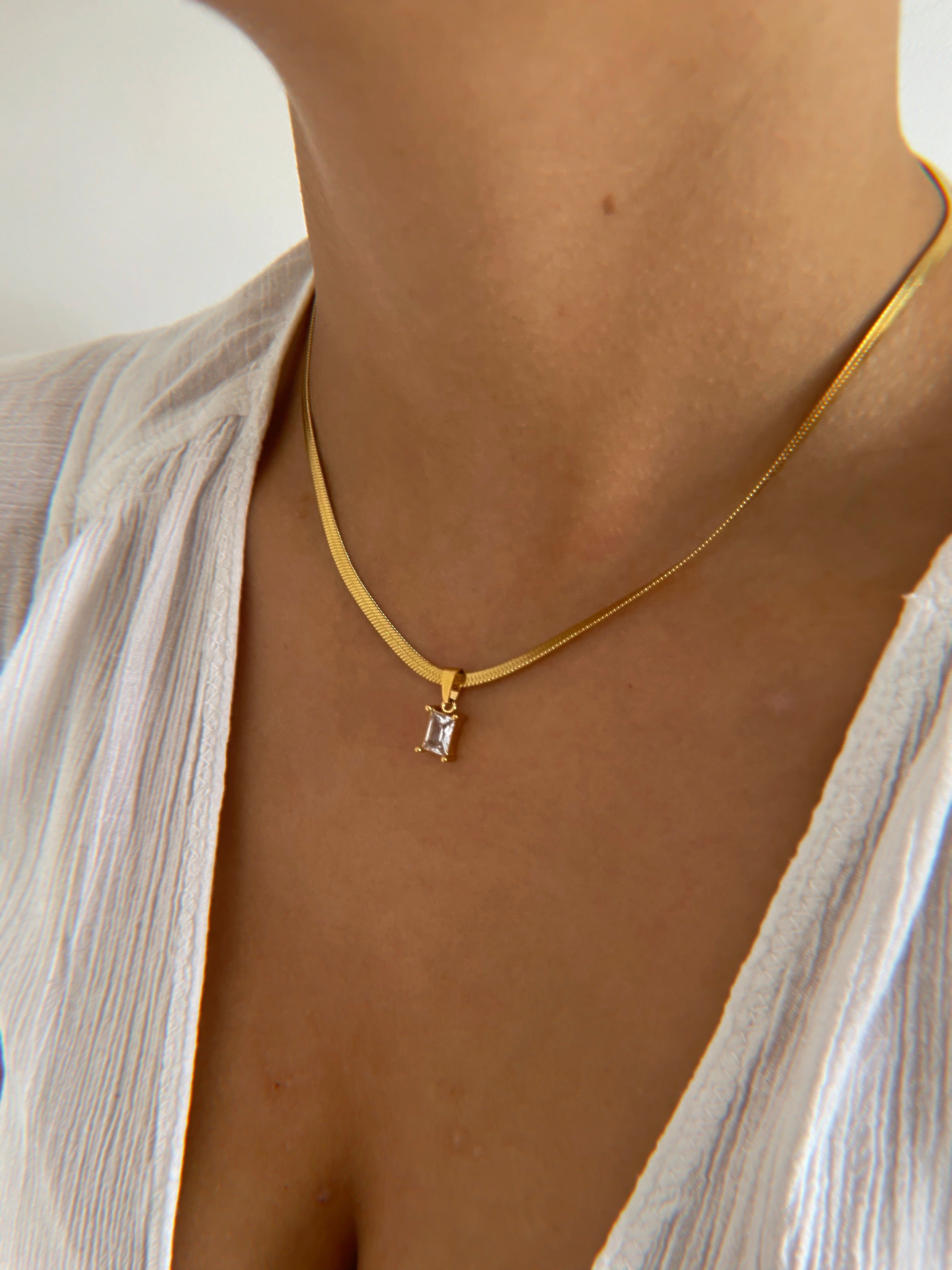 Naomi Chain - Clear - Cosmic Chains