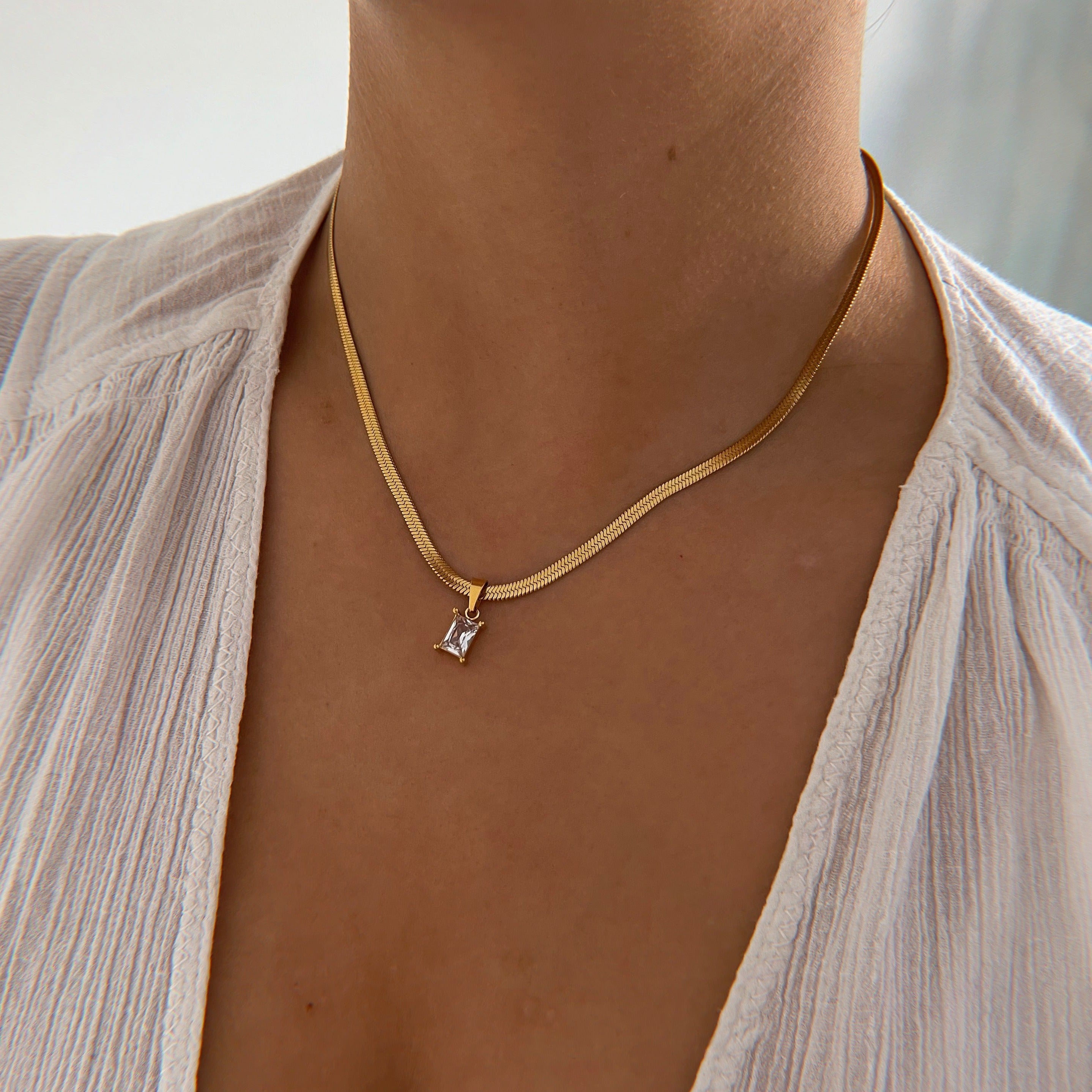 Naomi Chain - Clear - Cosmic Chains
