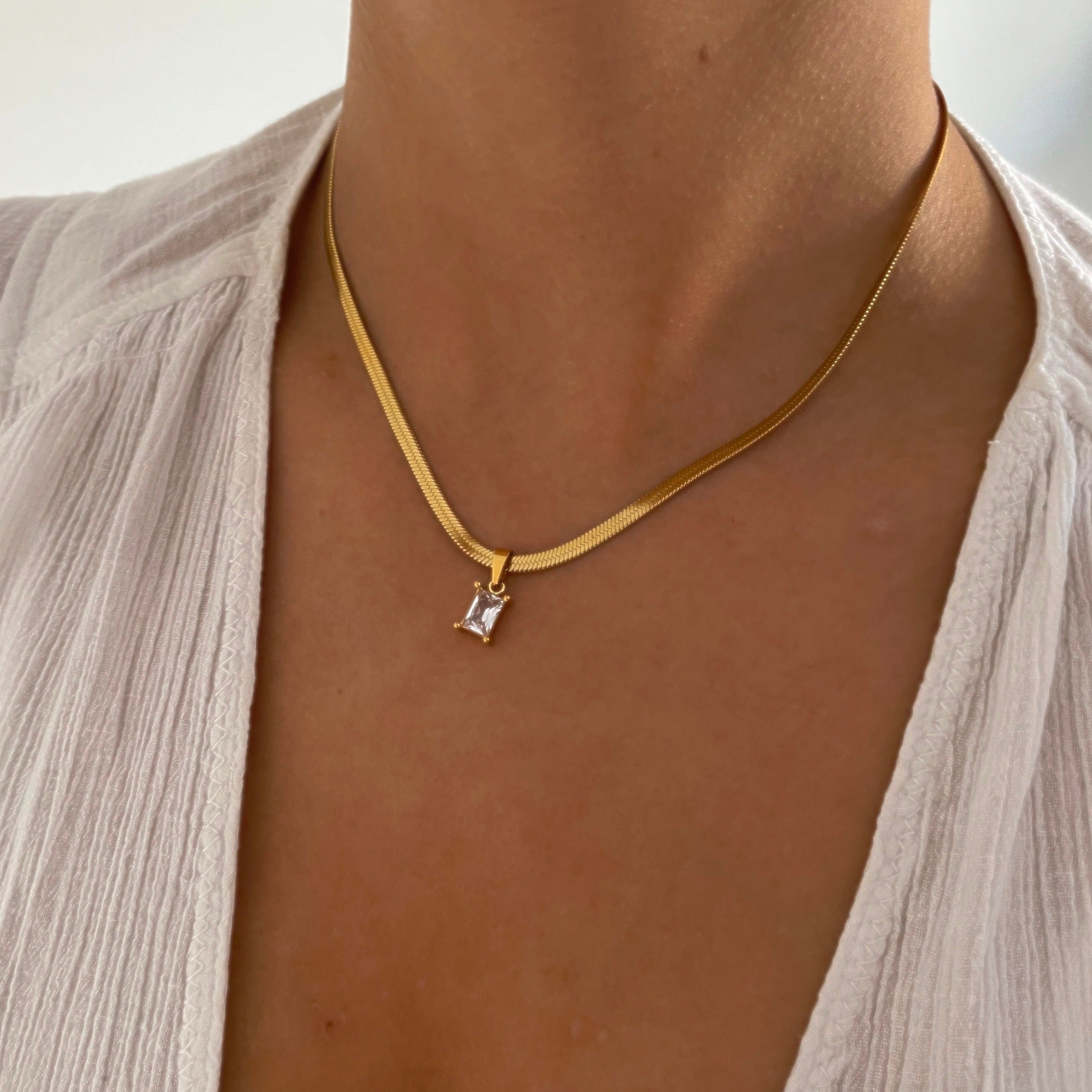Naomi Chain - Clear - Cosmic Chains