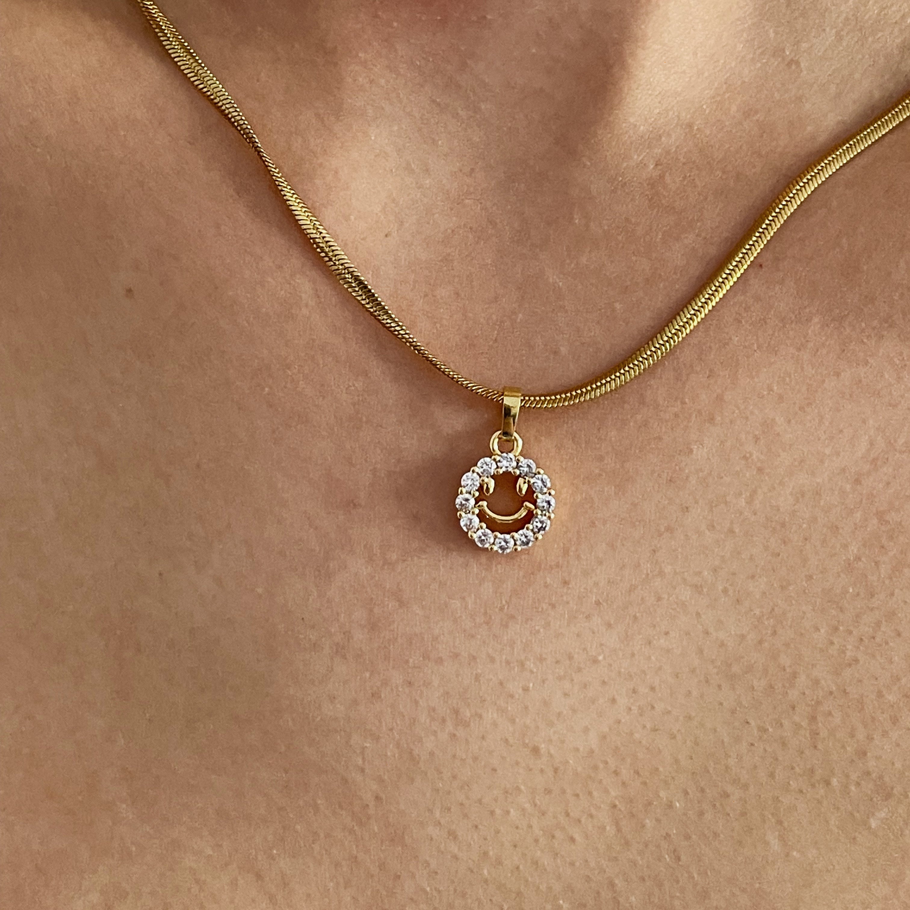 Smiley Necklace - Cosmic Chains