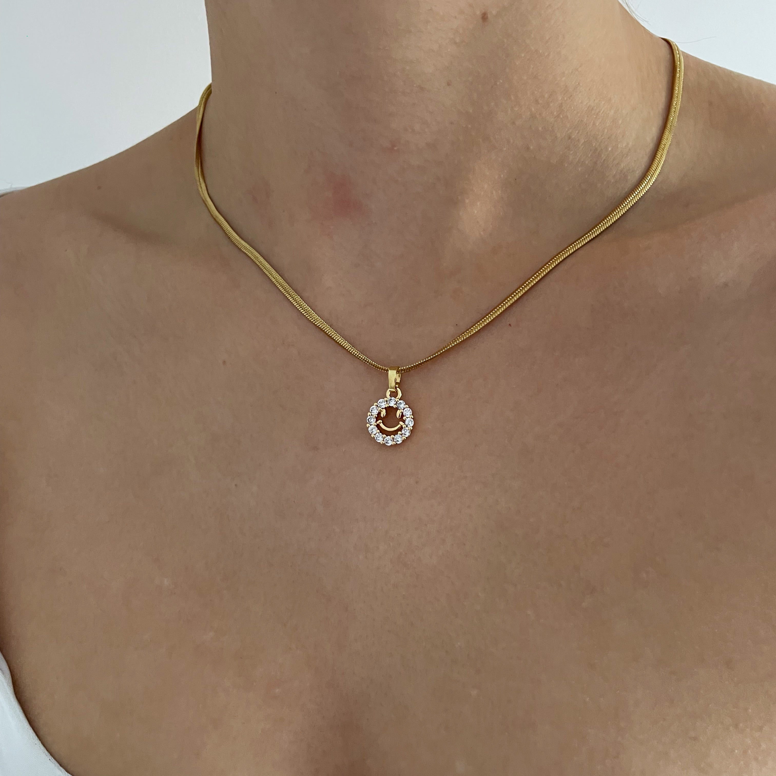 Smiley Necklace - Cosmic Chains