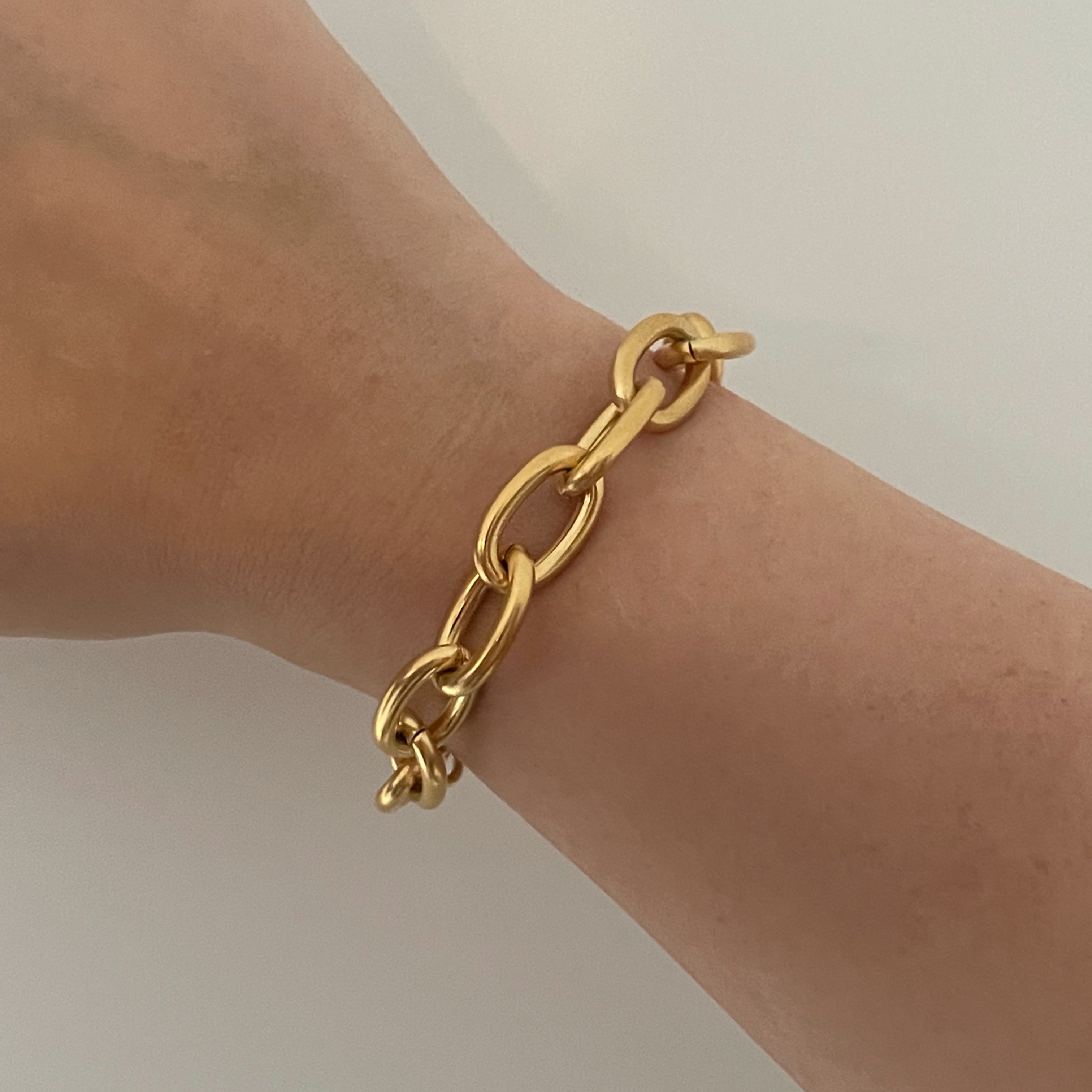 Gold Chunky Bracelet - Cosmic Chains 