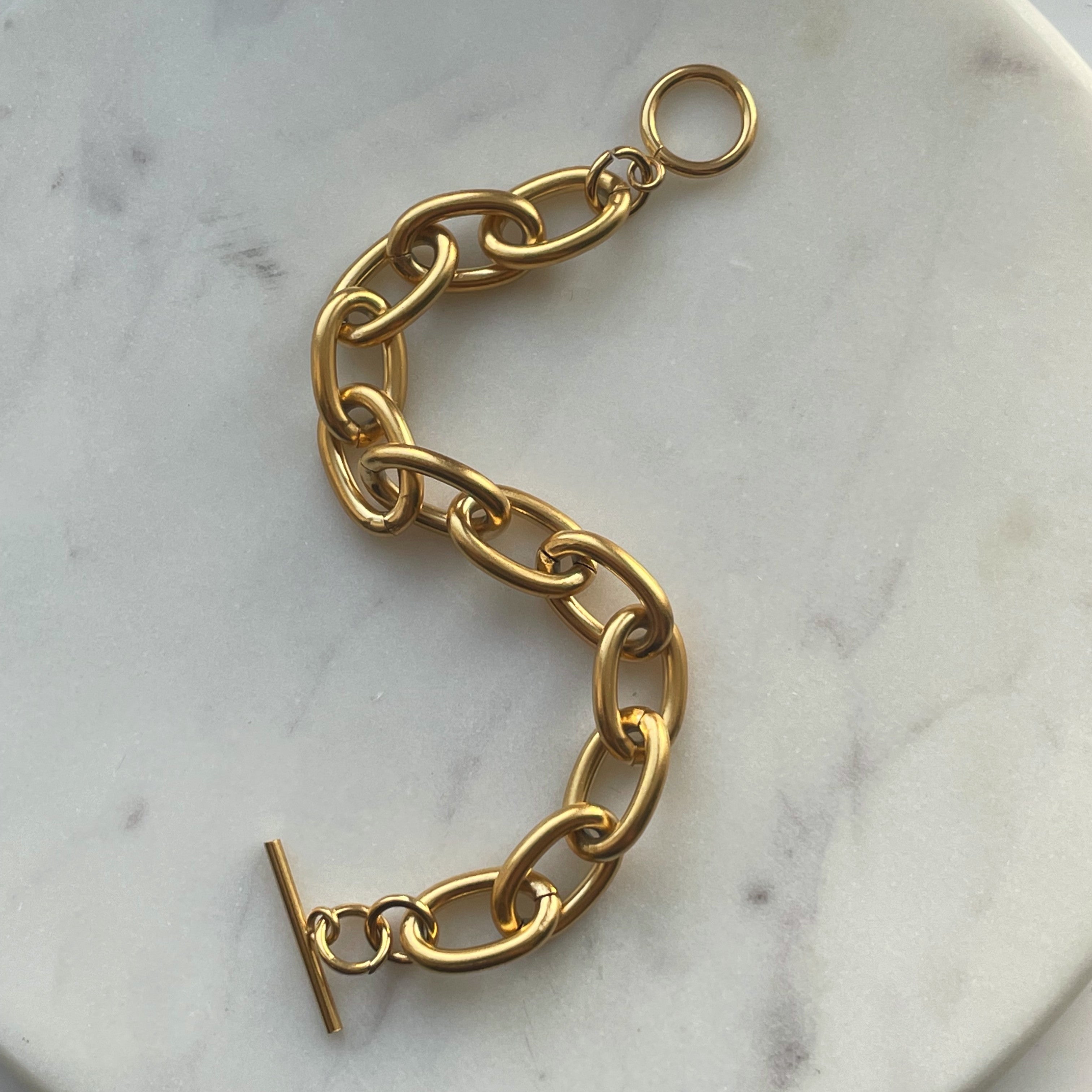 Gold Chunky Bracelet - Cosmic Chains
