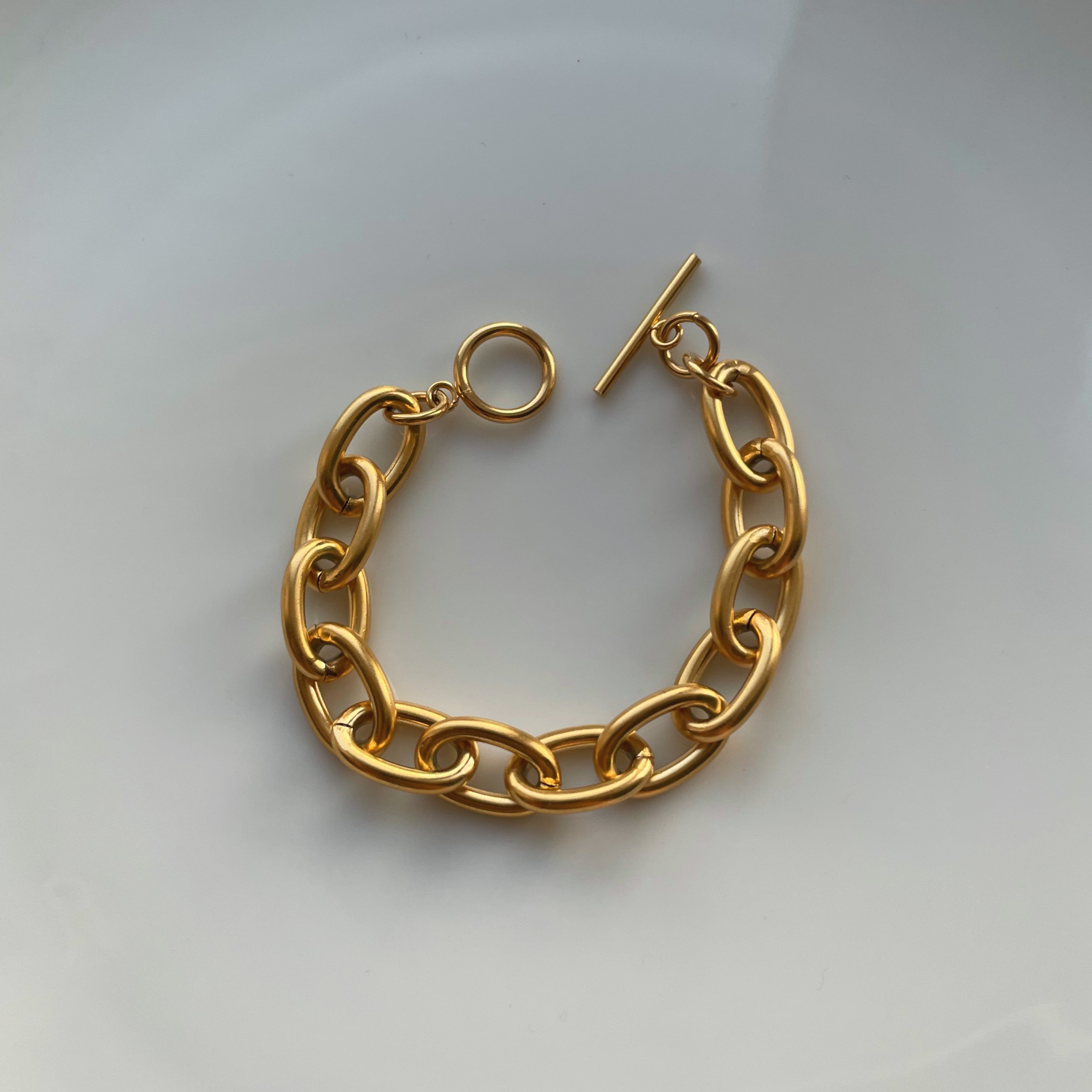 Gold Chunky Bracelet - Cosmic Chains 