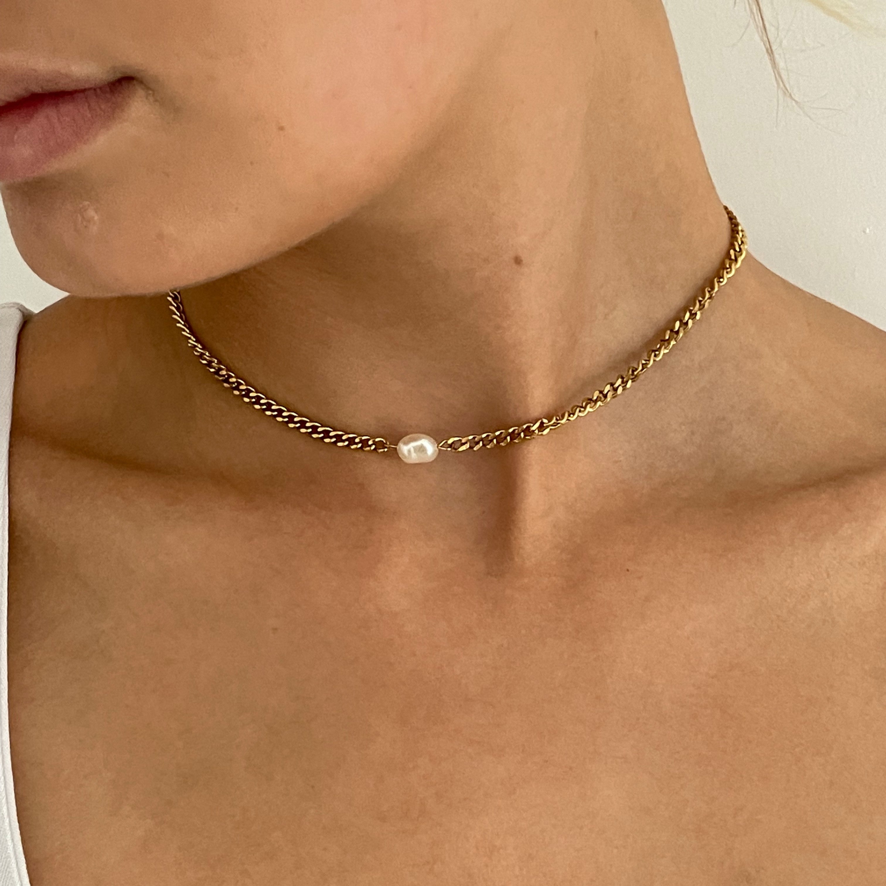 Pearl Chain Choker - Cosmic Chains
