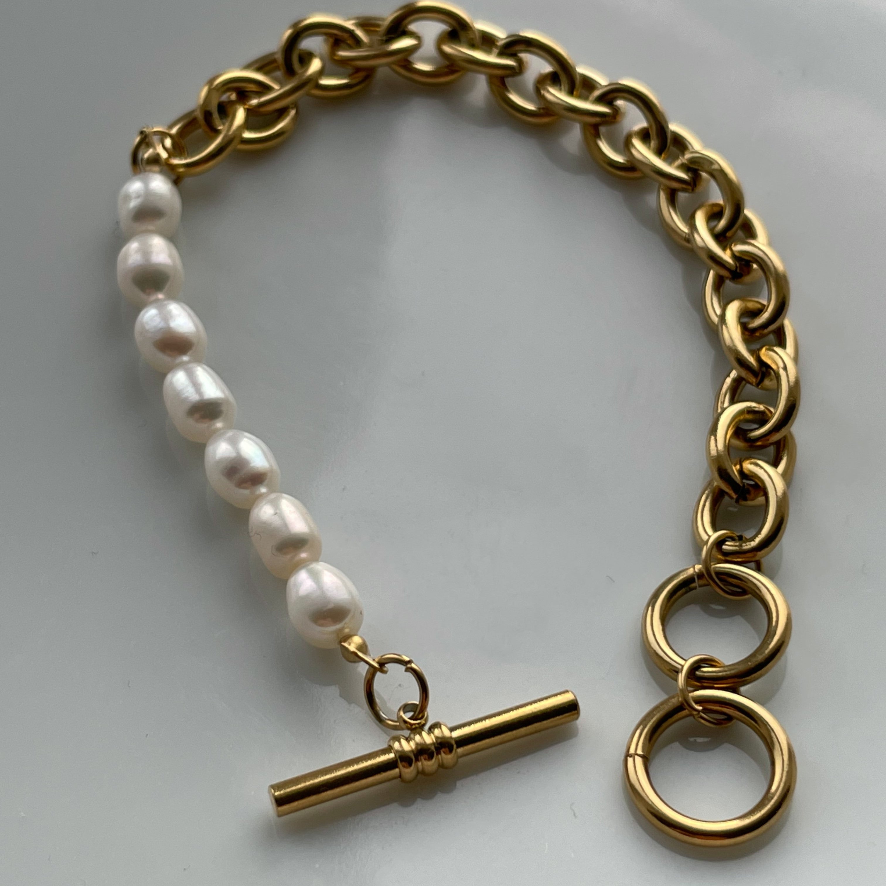 Pearl Chain Bracelet - Cosmic Chains 