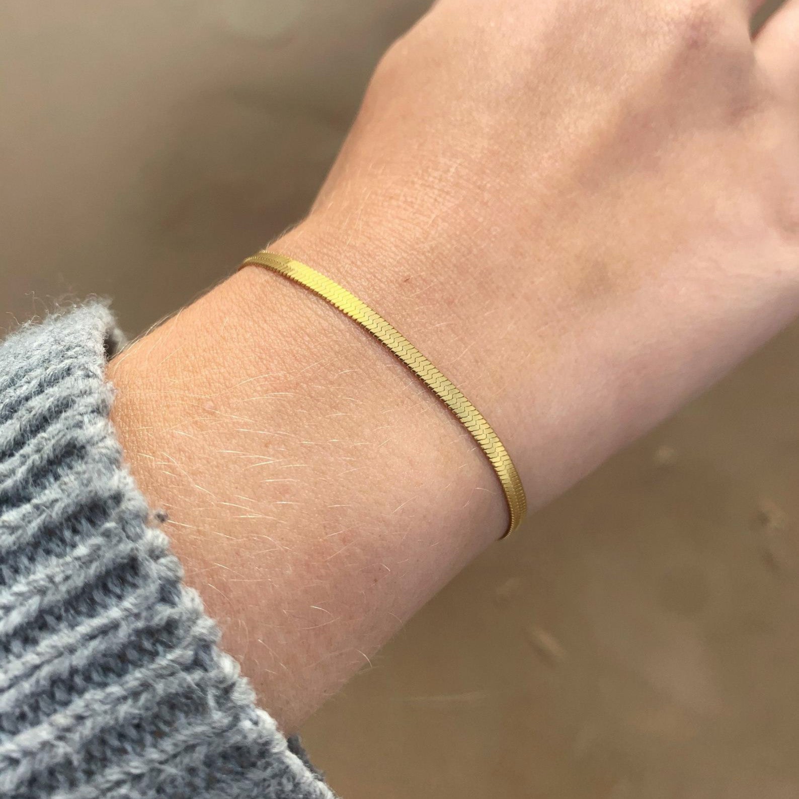 Herringbone Bracelet - Cosmic Chains