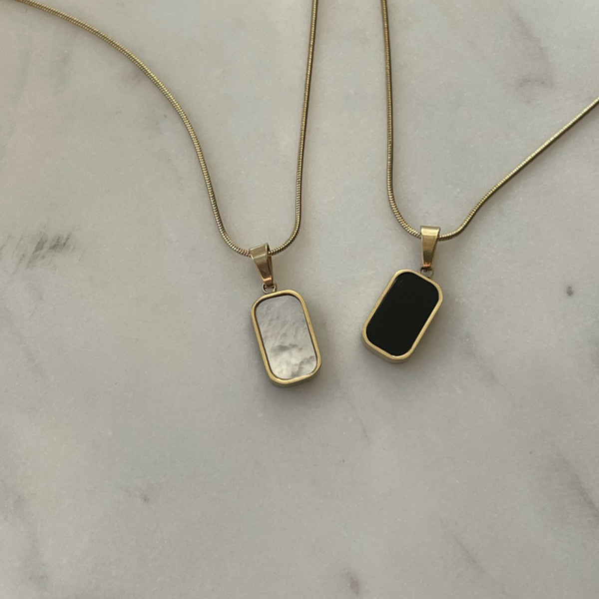 Double Sided Pendant Necklace is perfect for layering necklaces