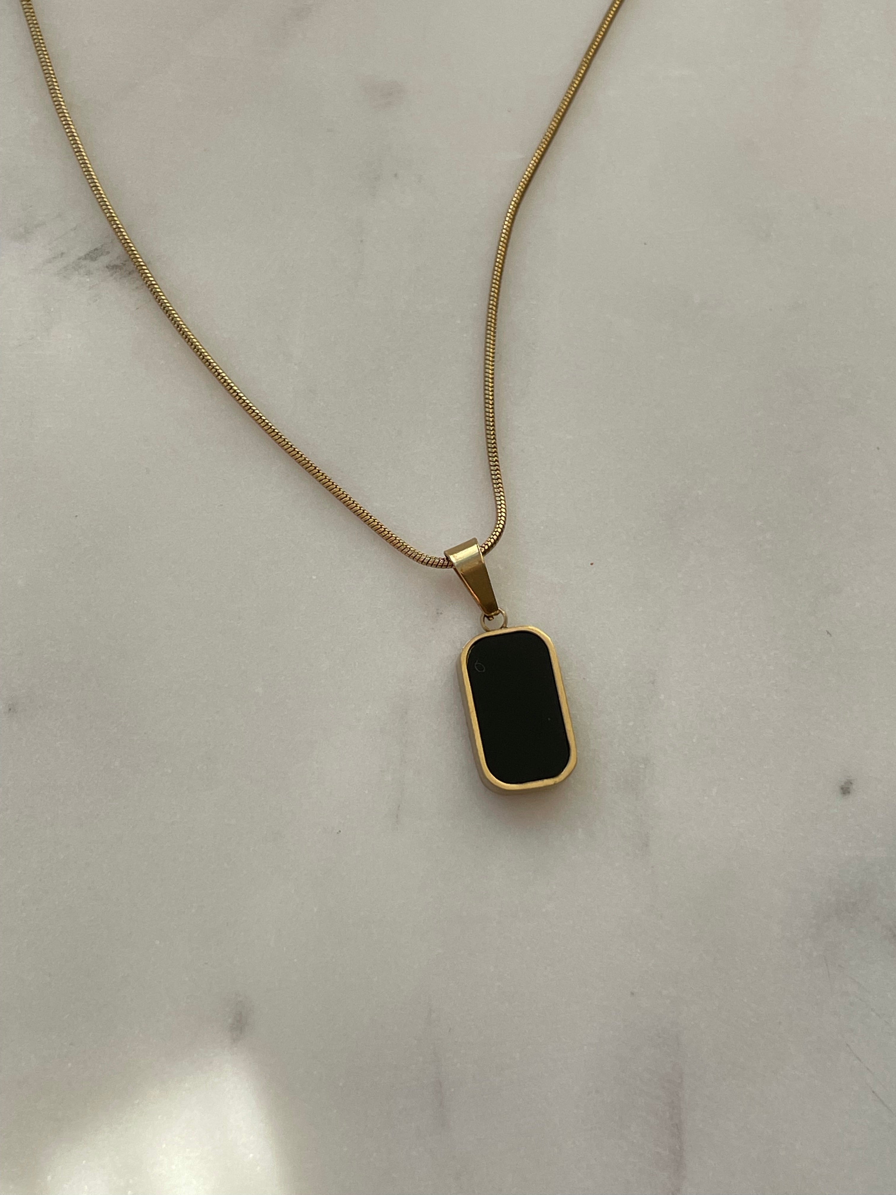 Double Sided Pendant Necklace perfect for layering