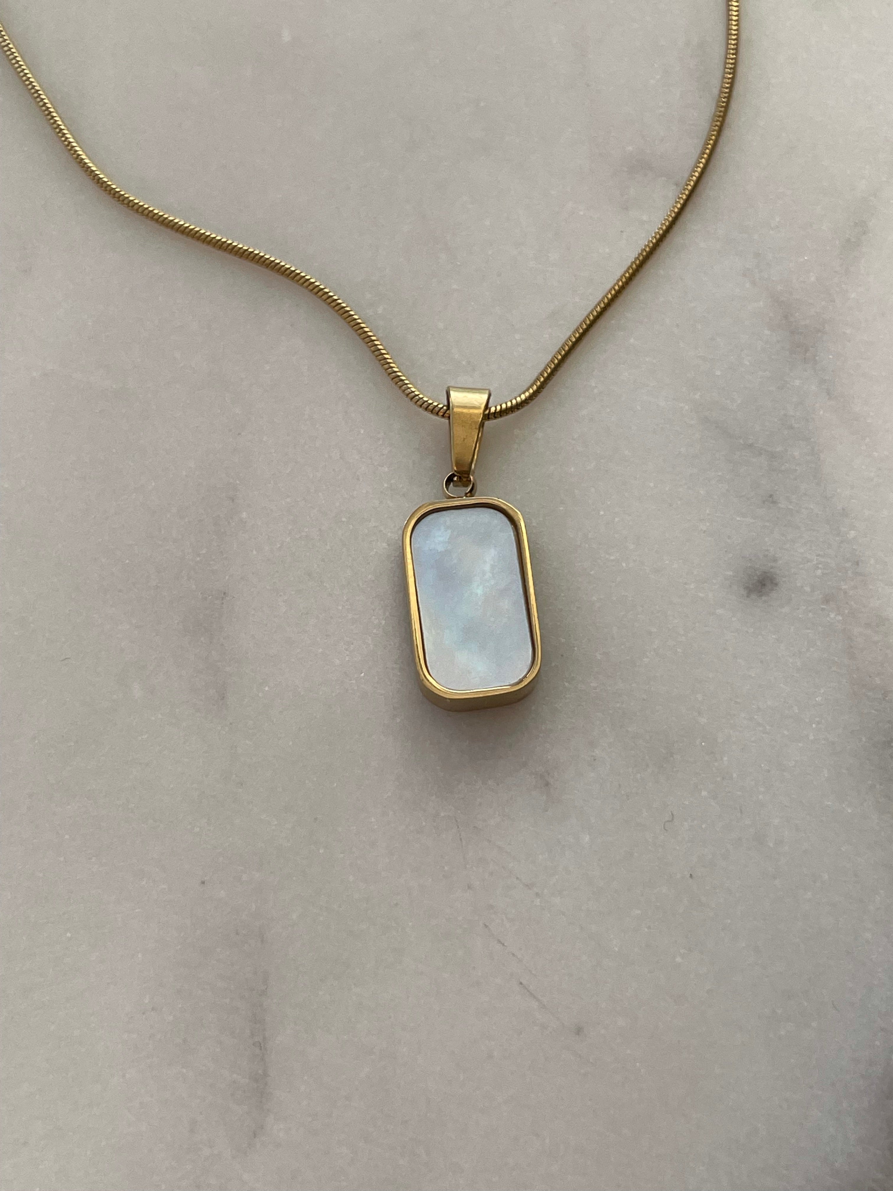 Everyday Elegance: Double Sided Pendant Necklace