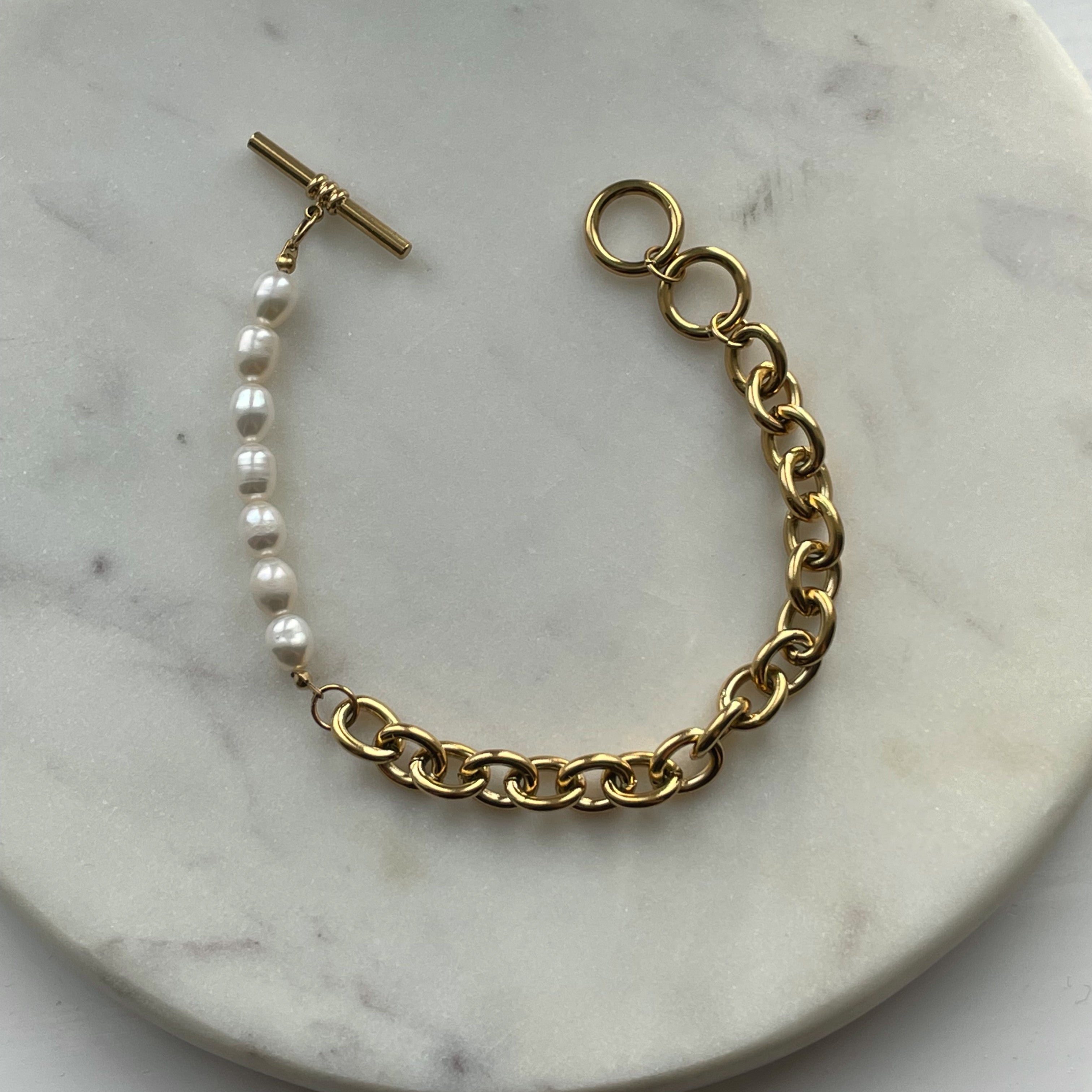 Pearl Chain Bracelet - Cosmic Chains