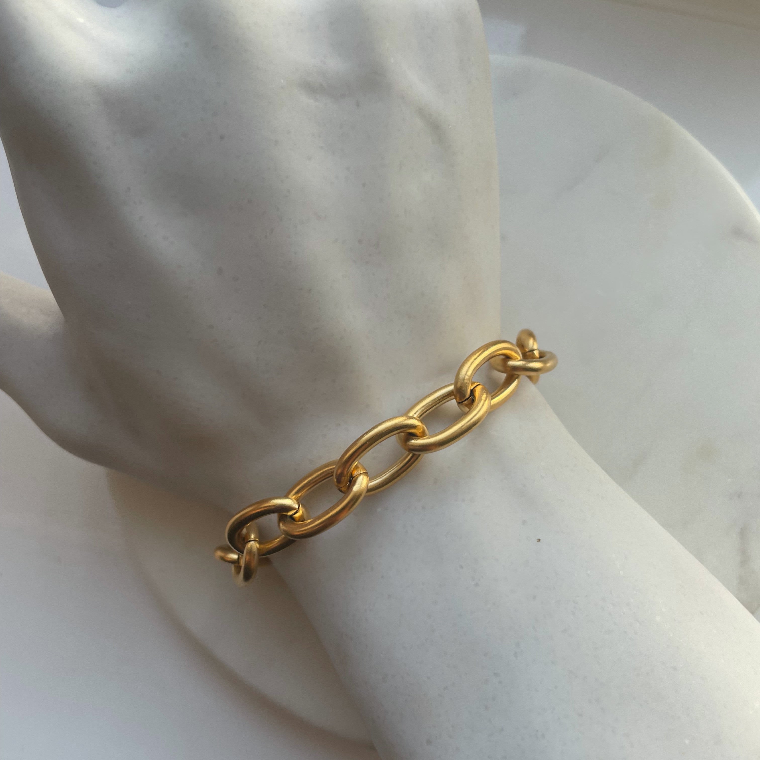 Gold Chunky Bracelet - Cosmic Chains 