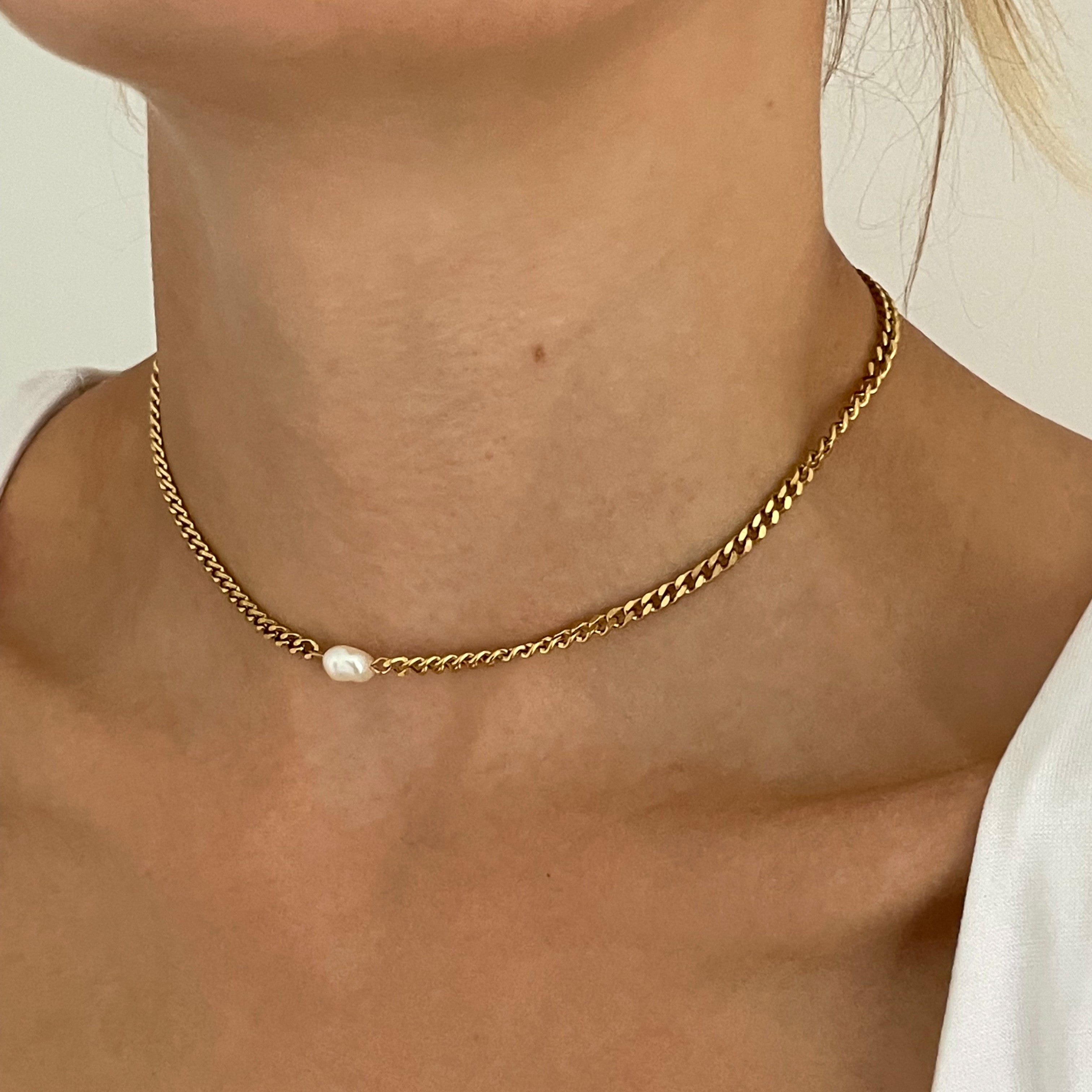 Pearl Chain Choker - Cosmic Chains