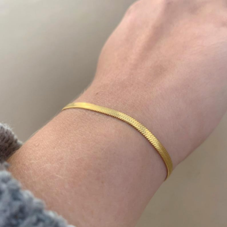 Herringbone Bracelet - Cosmic Chains