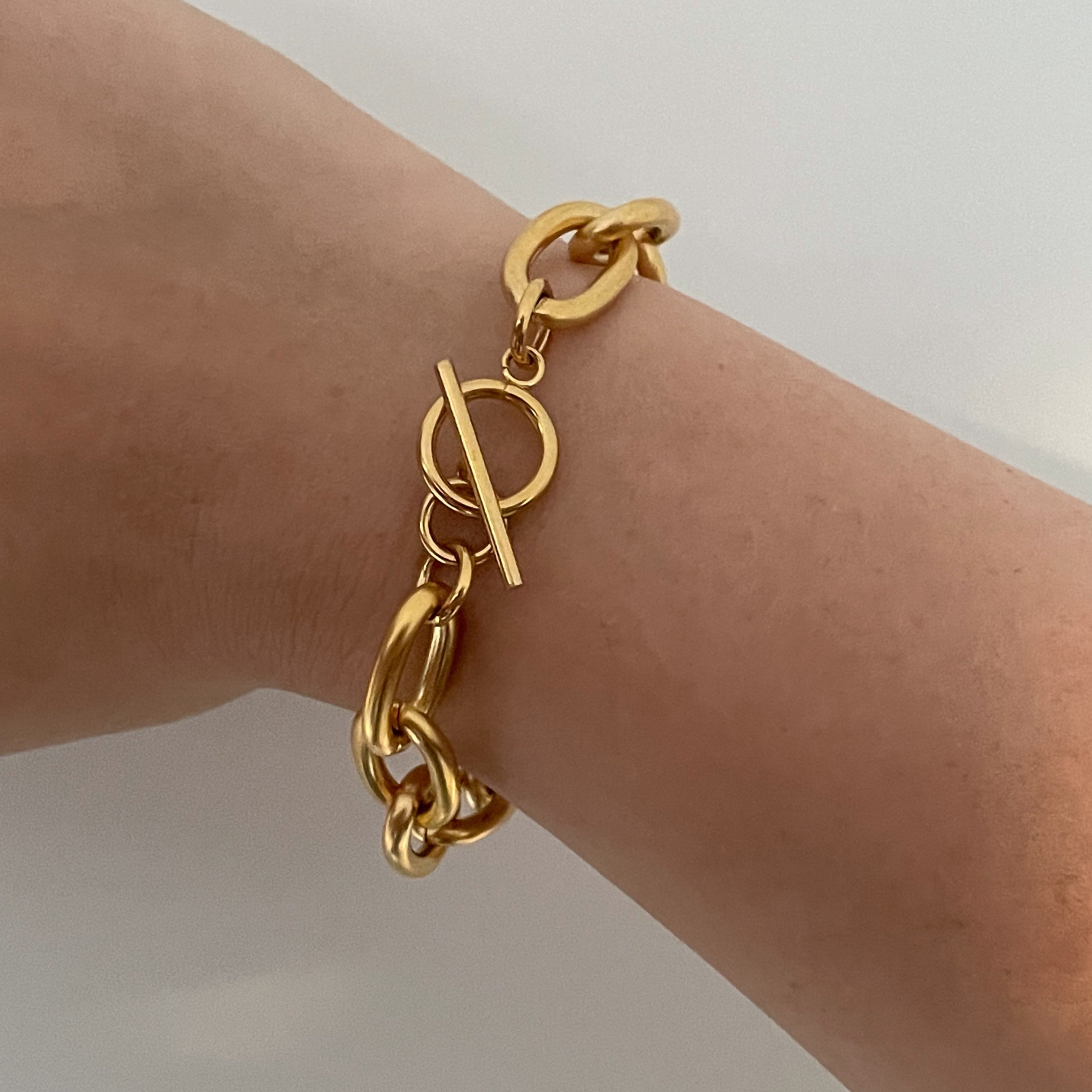 Gold Chunky Bracelet - Cosmic Chains