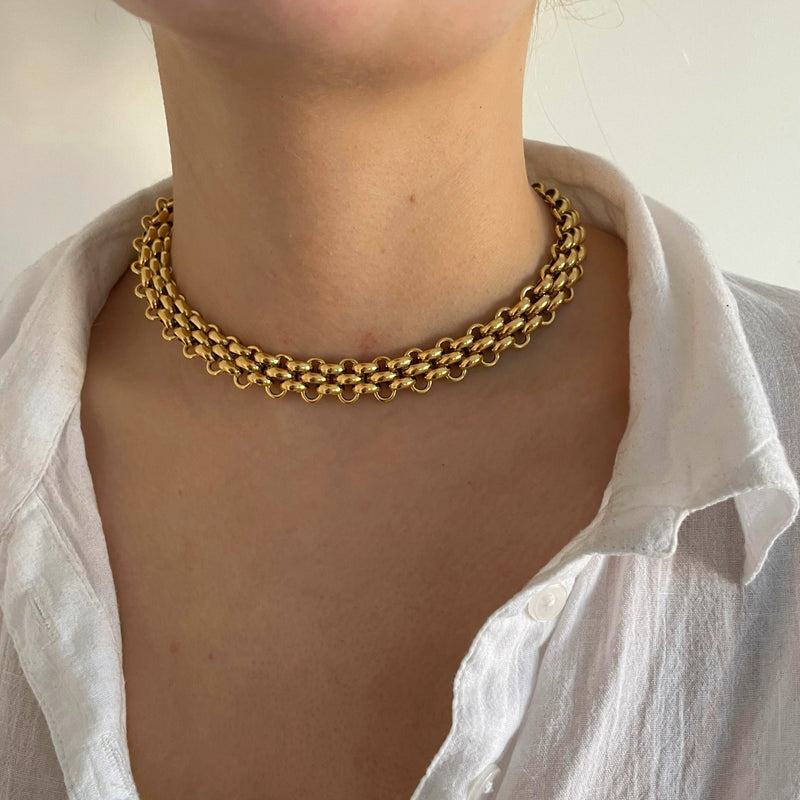 Woven Toggle Necklace - Cosmic Chains 
