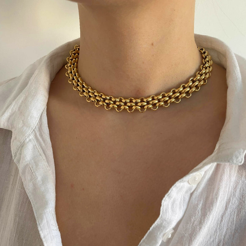 Woven Toggle Necklace - Cosmic Chains 