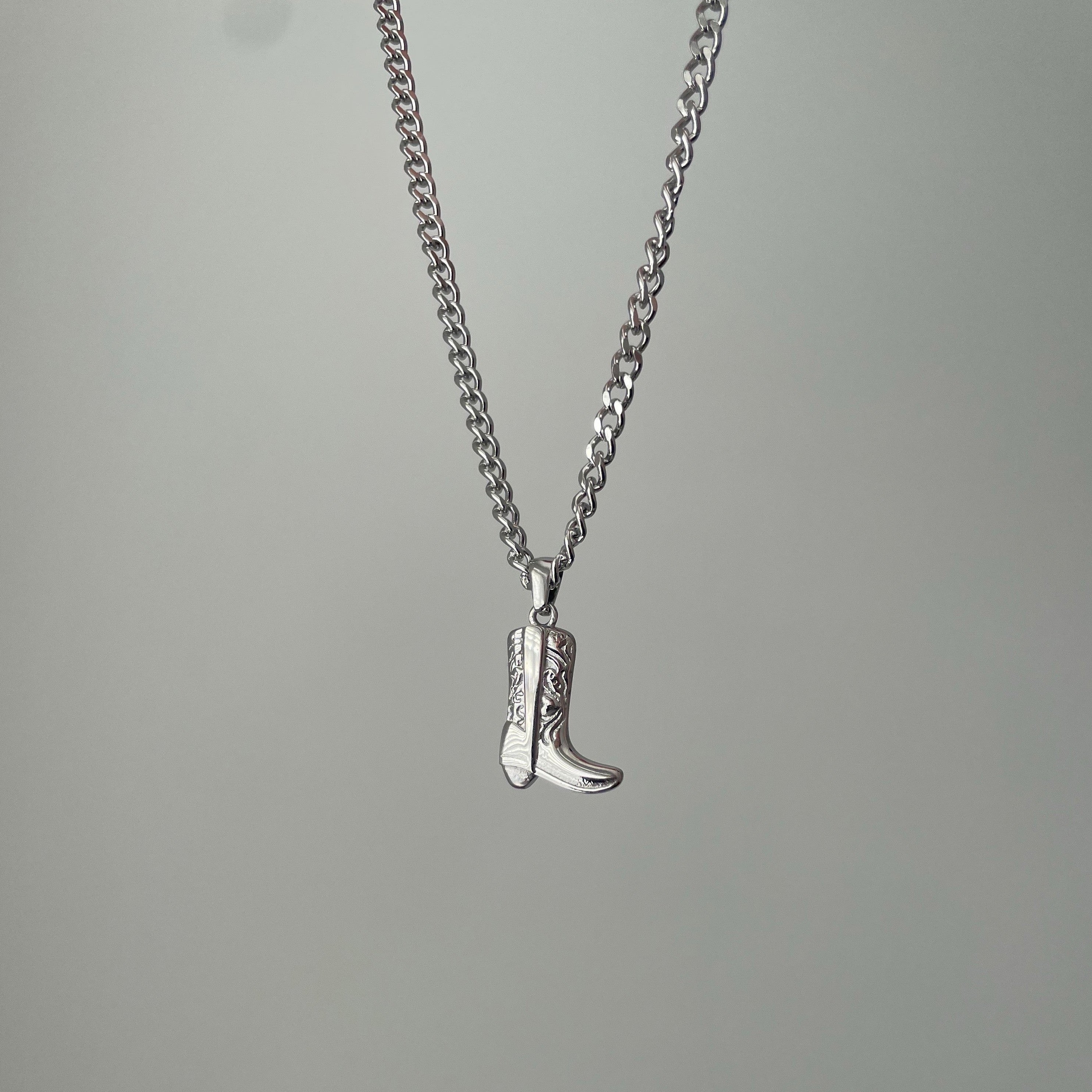 Cowboy Boot Accent Necklace - Western Fashion Accessory