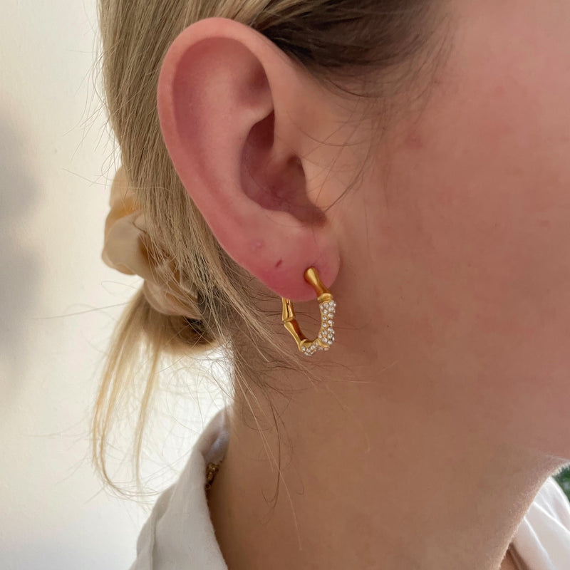 Bambo CZ Hoops - Cosmic Chains 