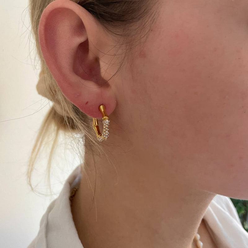 Bambo CZ Hoops - Cosmic Chains 