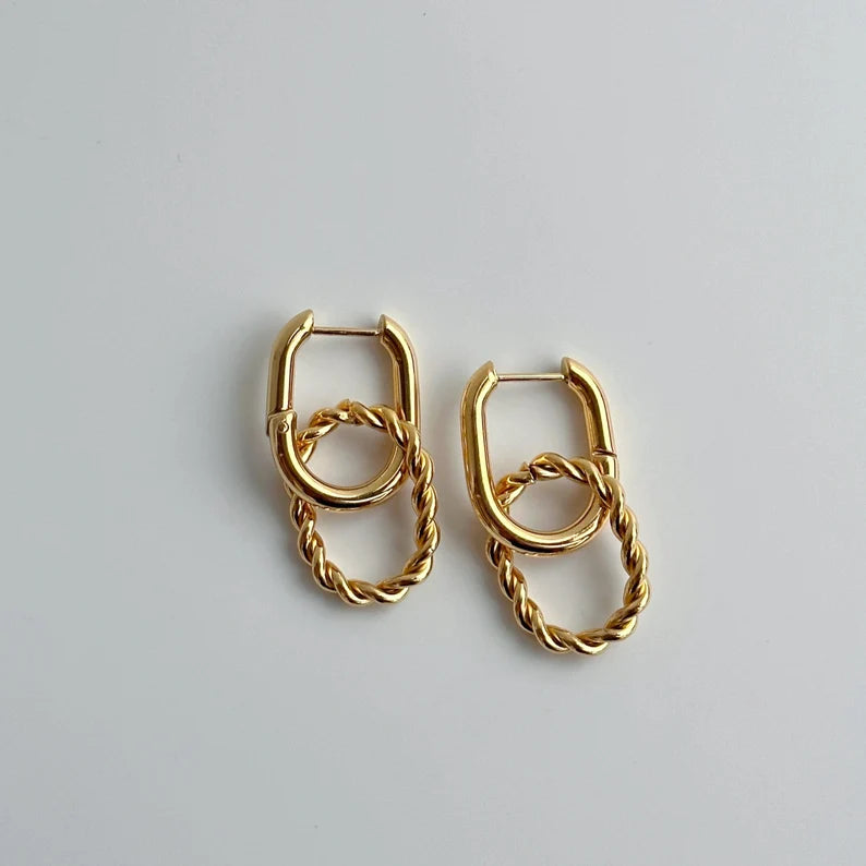 Chain Drop Hoops - Cosmic Chains 