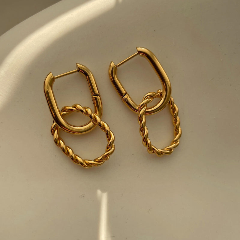 Chain Drop Hoops - Cosmic Chains 