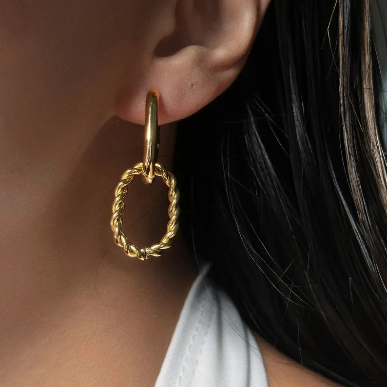 Chain Drop Hoops - Cosmic Chains 