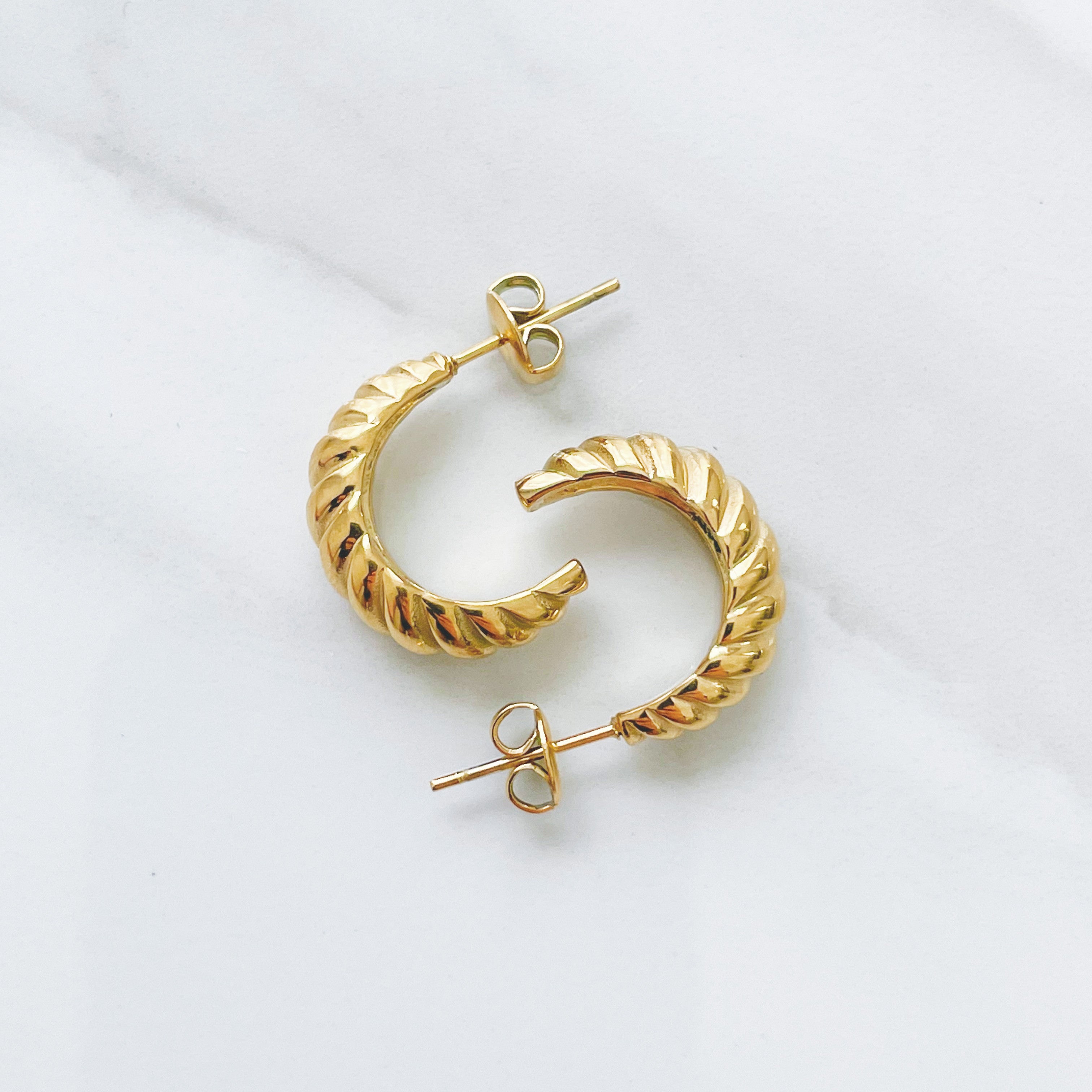 Croissant Hoops - Cosmic Chains 