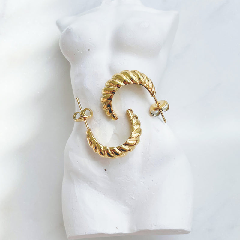 Croissant Hoops - Cosmic Chains 