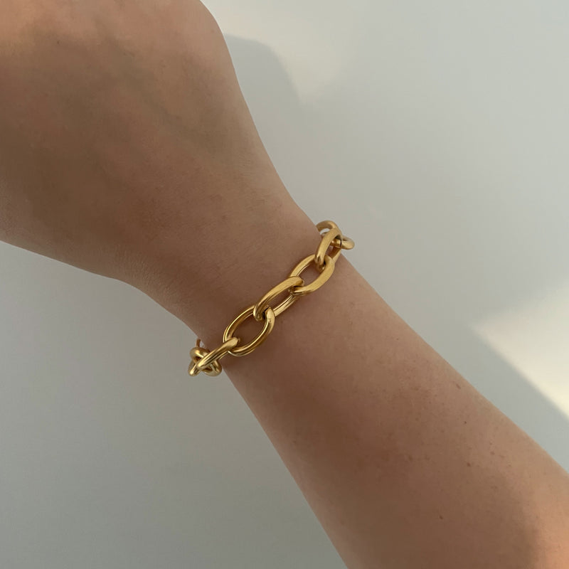 Gold Chunky Bracelet - Cosmic Chains 