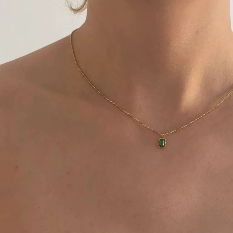 Green necklace - Cosmic Chains 