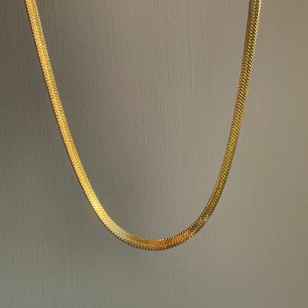 Gold Herringbone Chain - Cosmic Chains