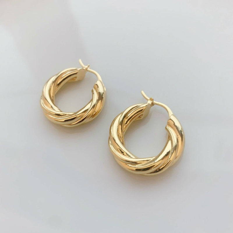 Chunky Twisted Hoops - Cosmic Chains 
